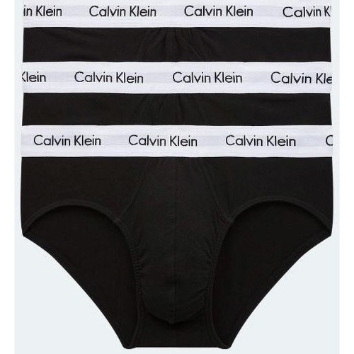 Undertøj Herre Boxershorts Calvin Klein Jeans 0000U2661G 3P HIP BRIEF Sort