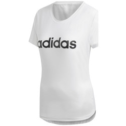 textil Dame T-shirts m. korte ærmer adidas Originals adidas Design 2 Move Logo Tee Hvid