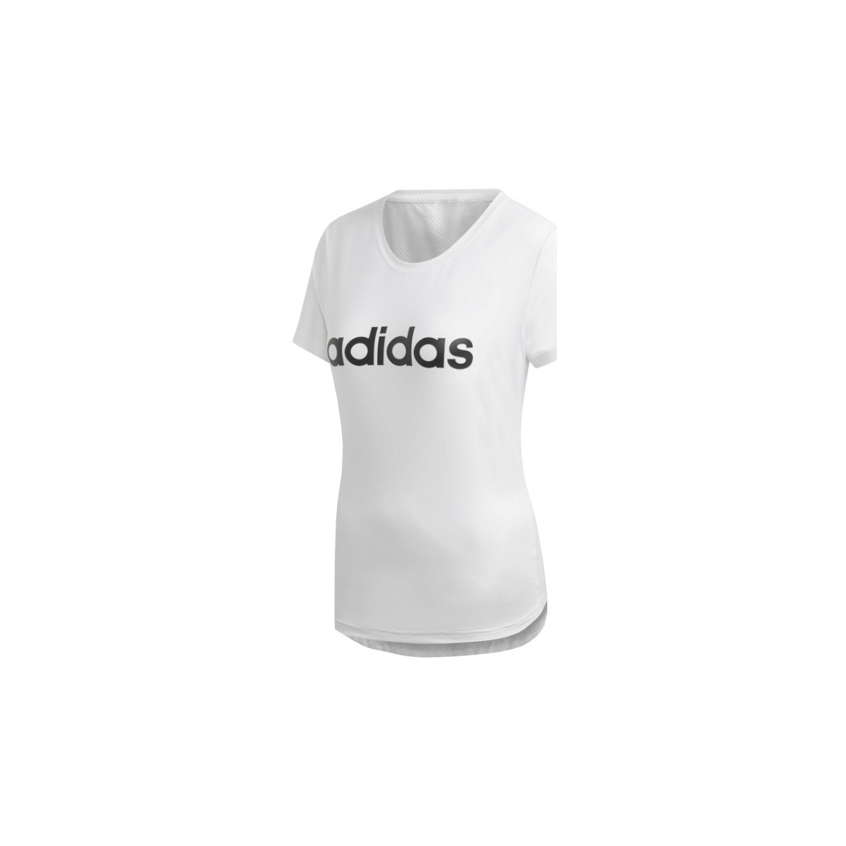 textil Dame T-shirts m. korte ærmer adidas Originals adidas Design 2 Move Logo Tee Hvid