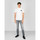textil Herre Polo-t-shirts m. korte ærmer Les Hommes LKT500 731U | Slim Fit Pique Polo with Metal Logo Hvid