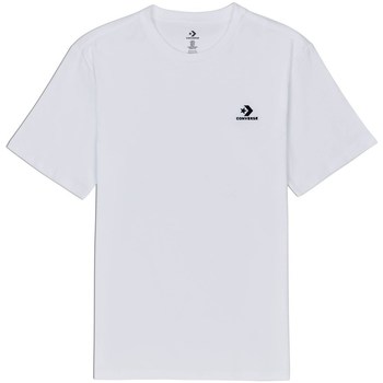 textil Herre T-shirts m. korte ærmer Converse Embroidered Star Chevron Hvid