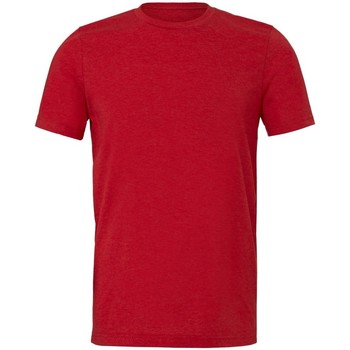 textil Langærmede T-shirts Bella + Canvas CVC3001 Rød