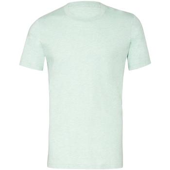 textil Langærmede T-shirts Bella + Canvas CVC3001 Blå