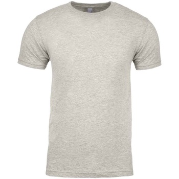 textil Langærmede T-shirts Next Level NX3600 Grå