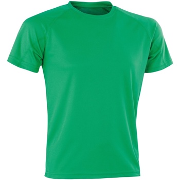 textil Langærmede T-shirts Spiro Aircool Grøn