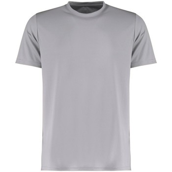 textil Herre Langærmede T-shirts Kustom Kit KK555 Grå