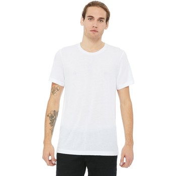 textil Herre Polo-t-shirts m. korte ærmer Bella + Canvas CA3413 Hvid