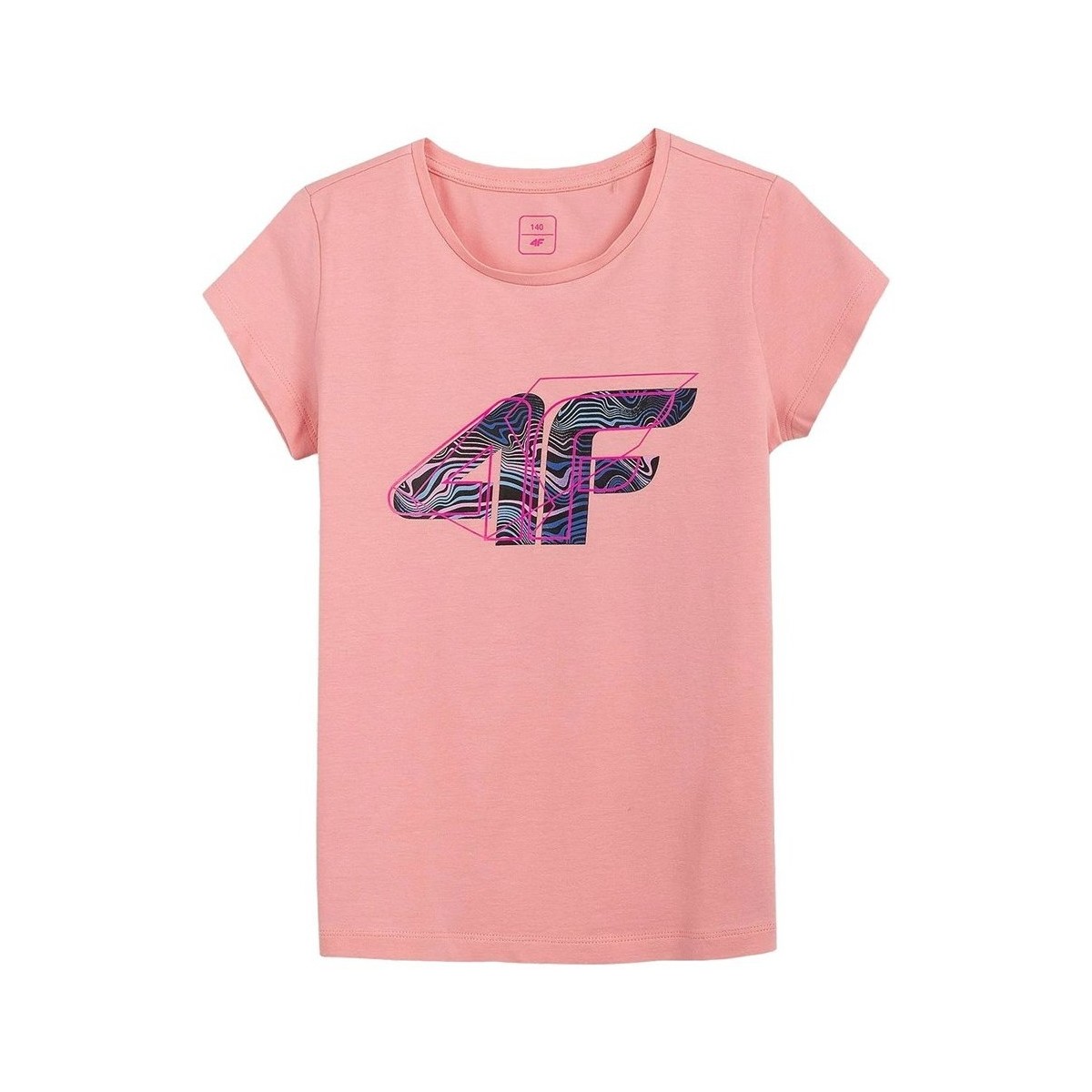 textil Pige T-shirts m. korte ærmer 4F JTSD003A Pink