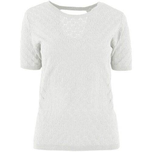 textil Dame Toppe / Bluser Vila Kastana Top - White Alyssum Hvid