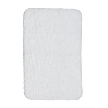 Indretning Tæppe til badeværelset Today Tapis de Bain Teufte 80/50 Polyester TODAY Essential Craie Kridt
