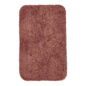 Indretning Tæppe til badeværelset Today Tapis de Bain Teufte 80/50 Polyester TODAY Essential Terracotta Terrakotta