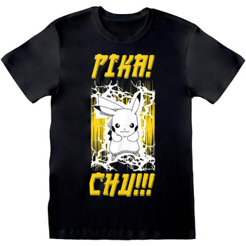 textil Langærmede T-shirts Pokemon  Sort