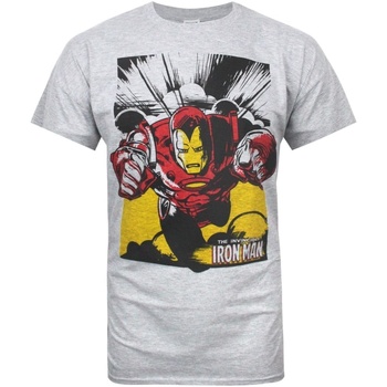textil Herre Langærmede T-shirts Iron Man  Flerfarvet