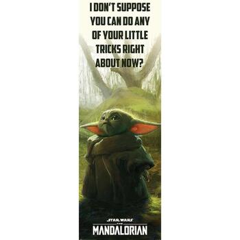 Indretning Skilte og plakater Star Wars: The Mandalorian TA8162 Rød