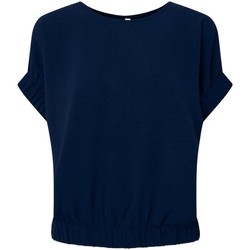 textil Dame T-shirts m. korte ærmer Pepe jeans  Blå