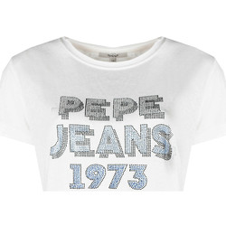 textil Dame T-shirts m. korte ærmer Pepe jeans PL504817 | Bibiana Hvid