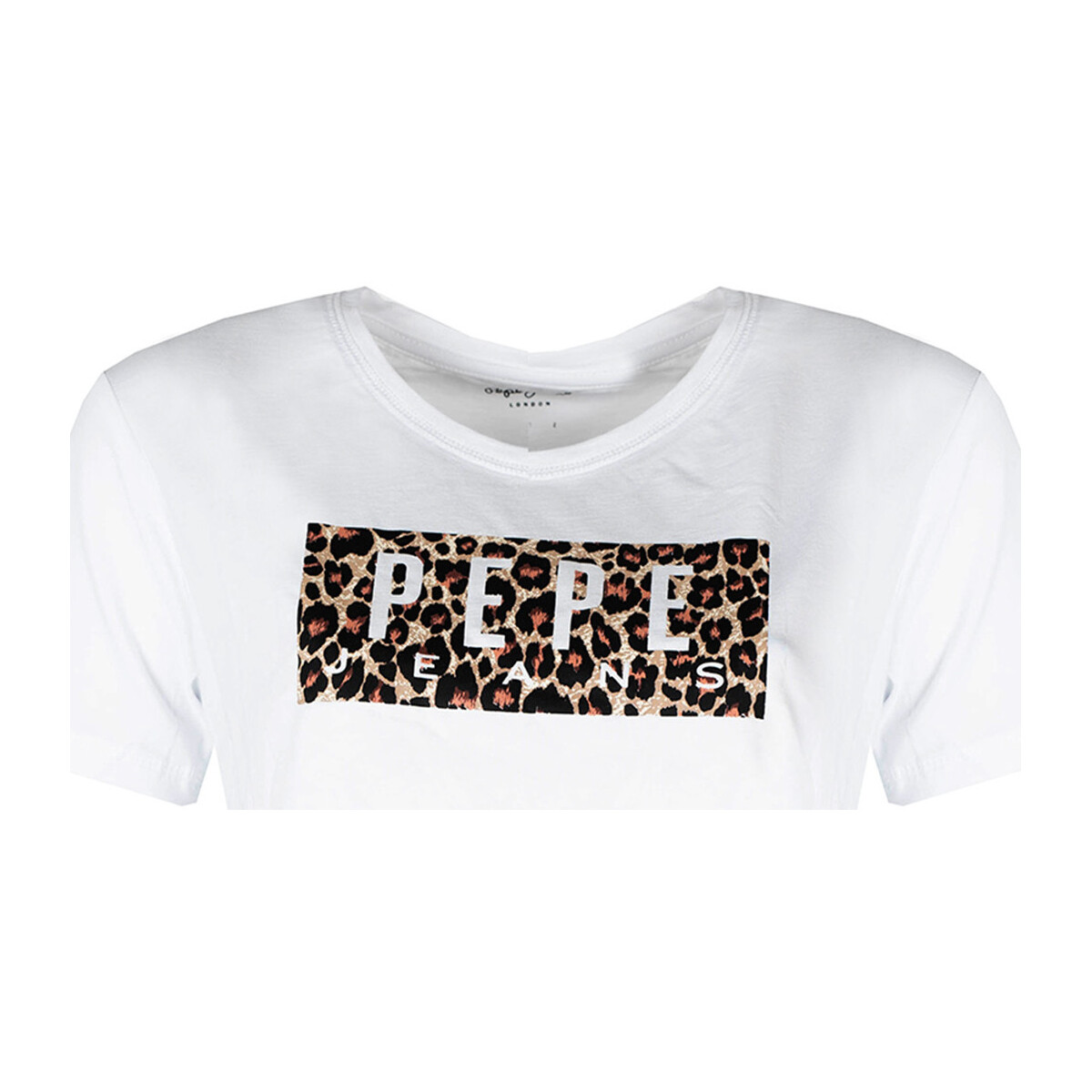 textil Dame T-shirts m. korte ærmer Pepe jeans PL504996 | Cristinas Hvid