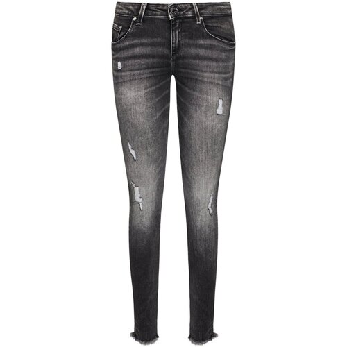 textil Dame Smalle jeans Guess W0BA99 D466B Grå