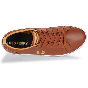 Fred Perry BASELINE LEATHER Brun