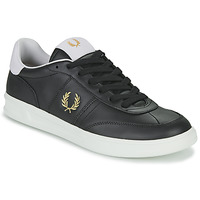 Sko Herre Lave sneakers Fred Perry B400 LEATHER Sort