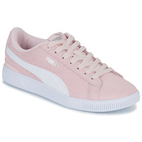 Sko Dame Lave sneakers Puma Vikky v3 Pink / Hvid