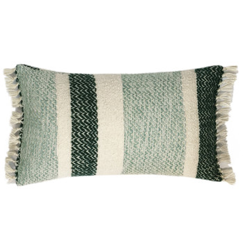 Indretning Puder Malagoon Berber grainy green cushion Grøn