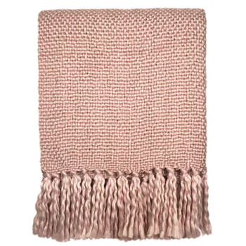 Indretning Plaider og pyntetæpper Malagoon Marble pink throw Pink