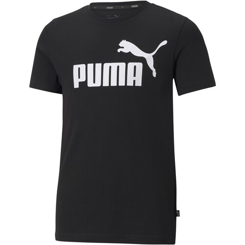 textil Pige T-shirts m. korte ærmer Puma 179925 Sort