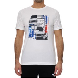 textil Herre T-shirts m. korte ærmer Puma Bmw Motorsport Graphic Tee Hvid, Sort
