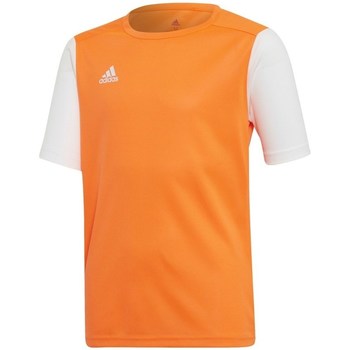 textil Dreng T-shirts m. korte ærmer adidas Originals Junior Estro 19 Hvid, Orange