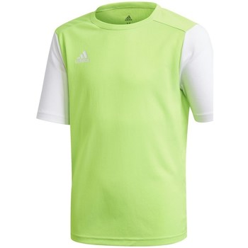textil Dreng T-shirts m. korte ærmer adidas Originals Junior Estro 19 Grøn, Hvid