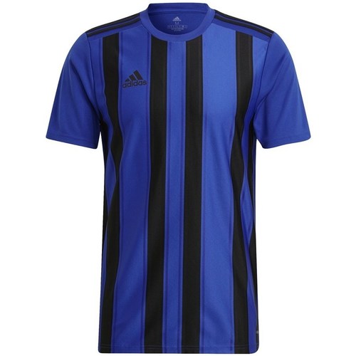 textil Herre T-shirts m. korte ærmer adidas Originals Striped 21 Sort, Blå