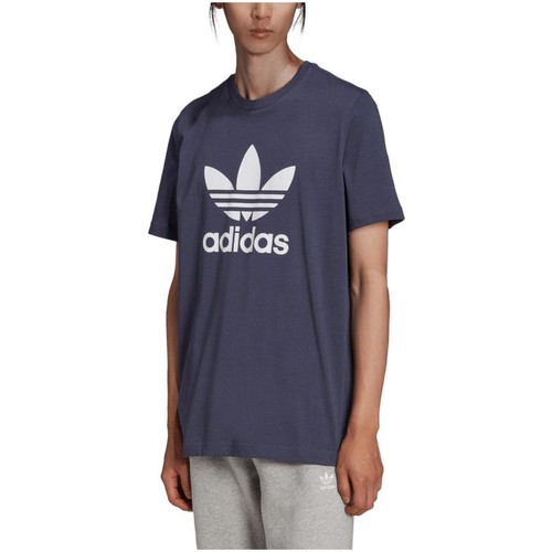 textil Dreng T-shirts m. korte ærmer adidas Originals  Blå