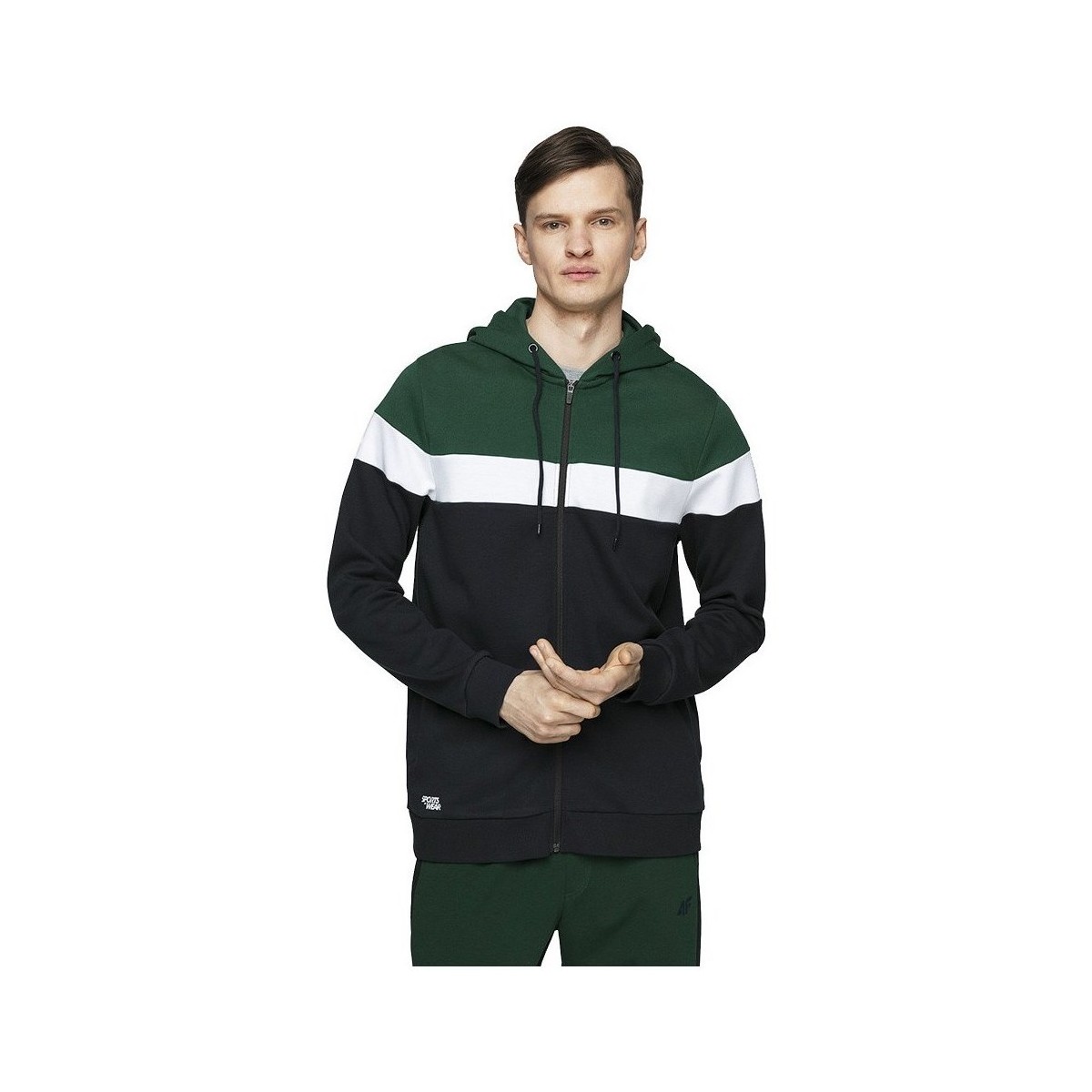 textil Herre Sweatshirts 4F BLM012 Hvid, Sort, Grøn