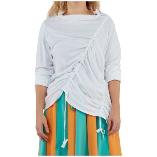 textil Dame Toppe / Bluser Wendy Trendy Top 110587 - White Hvid