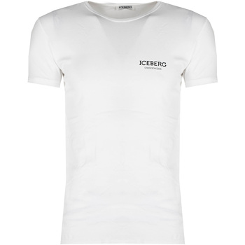 textil Herre T-shirts m. korte ærmer Iceberg  Hvid