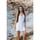 textil Dame Korte kjoler Isla Bonita By Sigris Kort Kjole Hvid