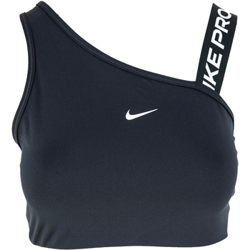 textil Dame Sports-BH Nike Dri-Fit Swoosh Medium Support 1 Piece Pad Asymmetrical Sort