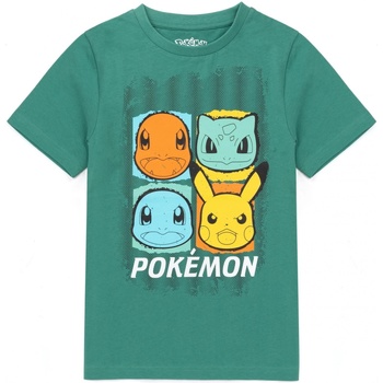 textil Dreng T-shirts m. korte ærmer Pokemon  Grøn