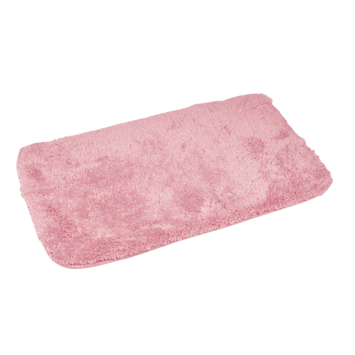 Indretning Tæppe til badeværelset Douceur d intérieur TAPIS DE BAIN 50 x 80 CM MICROFIBRE UNIE SOFTNESS ROSE POUDRE Pink