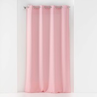 Indretning Tynde gardiner Douceur d intérieur PANNEAU A OEILLETS 140 x 240 CM VOILE TISSE SOANE ROSE Pink