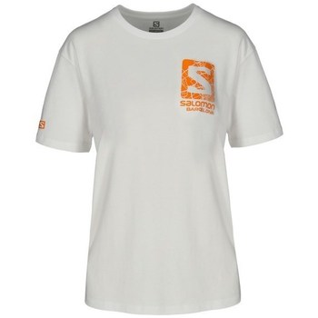 textil Herre T-shirts m. korte ærmer Salomon Barcelona Hvid
