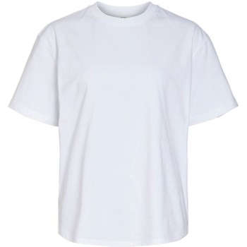 textil Dame Sweatshirts Object Fifi T-Shirt - Bright White Hvid