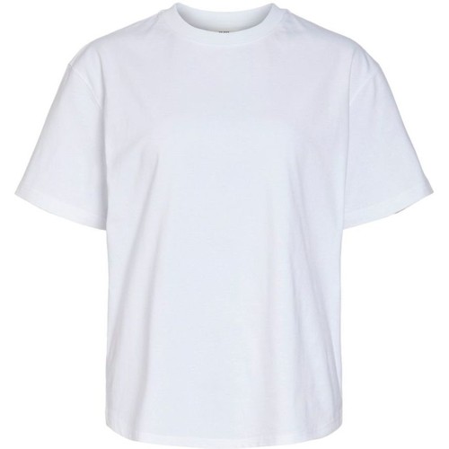 textil Dame Sweatshirts Object Fifi T-Shirt - Bright White Hvid