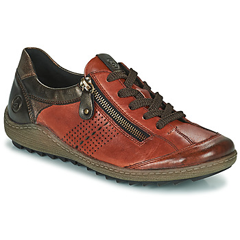 Sko Dame Lave sneakers Remonte R1431-38 Bordeaux / Sort