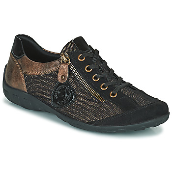 Sko Dame Lave sneakers Remonte Dorndorf R3415 Sort / Guld