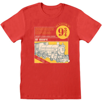 textil T-shirts m. korte ærmer Harry Potter  Rød
