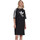 textil Dame T-shirts m. korte ærmer adidas Originals adidas Adicolor Split Trefoil Tee Dress Sort