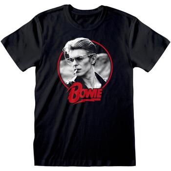 textil Langærmede T-shirts David Bowie  Sort