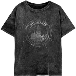 textil Dame T-shirts m. korte ærmer Harry Potter  Sort